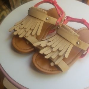 Girls Fringe Sandals